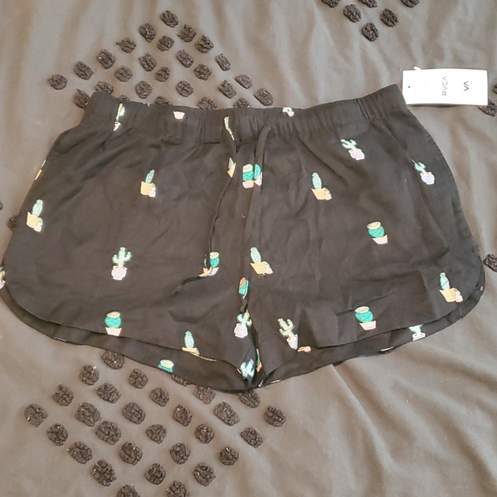 RVCA black cactus shorts